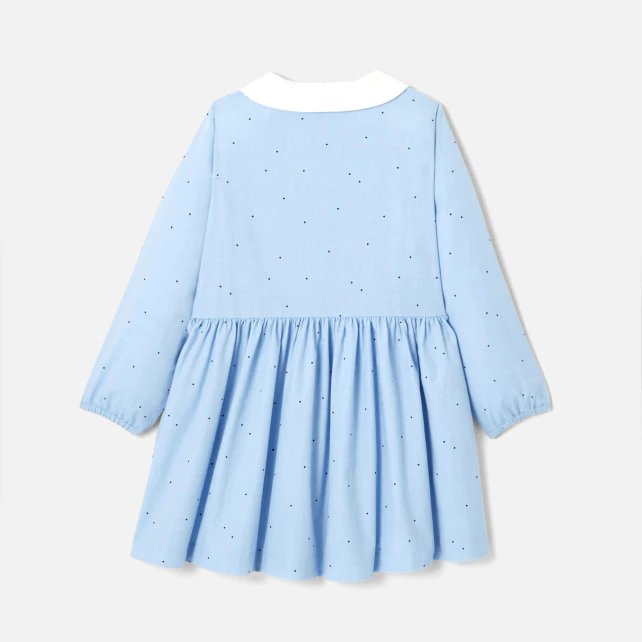 Girl polka dots apron