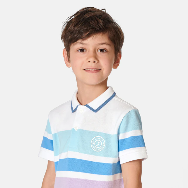 Boy short sleeve polo shirt