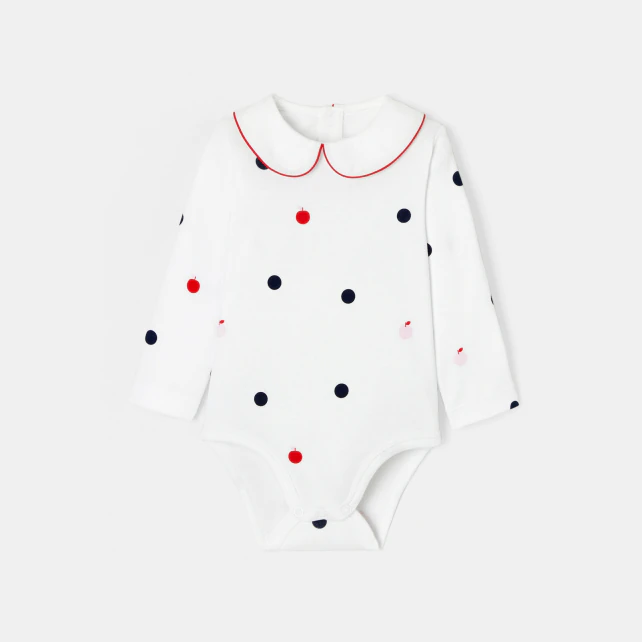 Baby girl short sleeve bodysuit