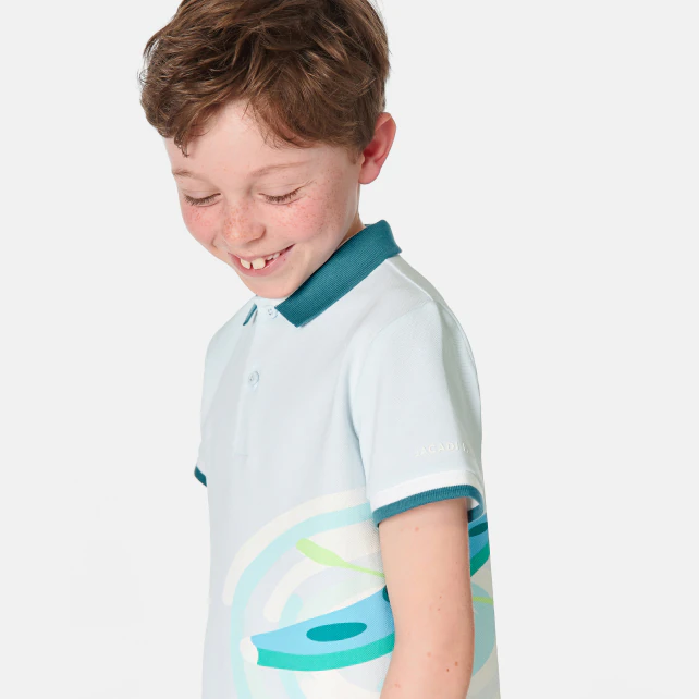 Boy short sleeve polo shirt