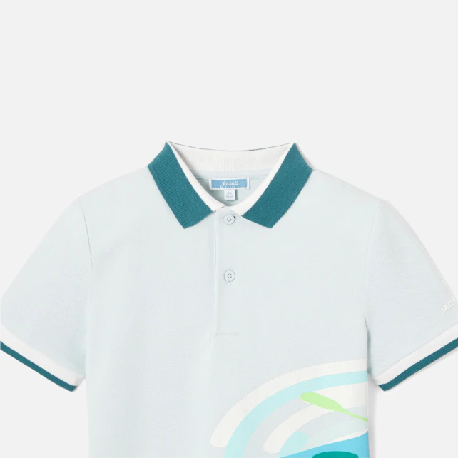 Boy short sleeve polo shirt