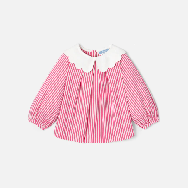 Baby girl striped blouse