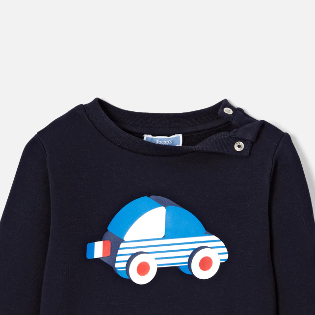 Baby boy fleece jumper