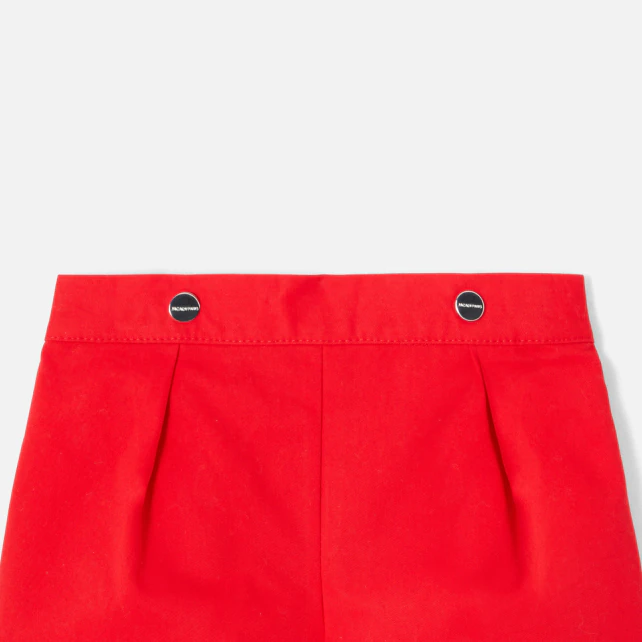 Baby girl shorts in gabardine