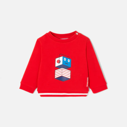 Baby boy fleece jumper