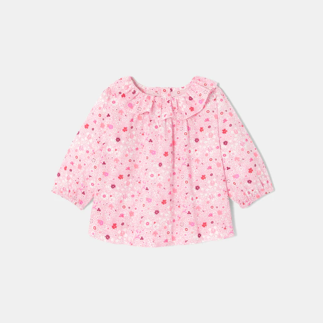 Baby girl blouse in Liberty fabric