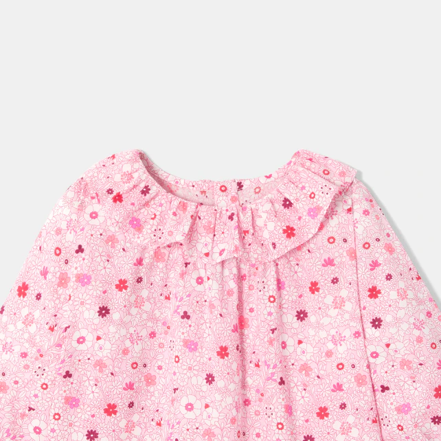 Baby girl blouse in Liberty fabric