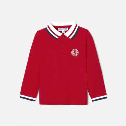 Baby boy long sleeve polo shirt shirt