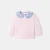 Baby girl jumper with Liberty fabric collar