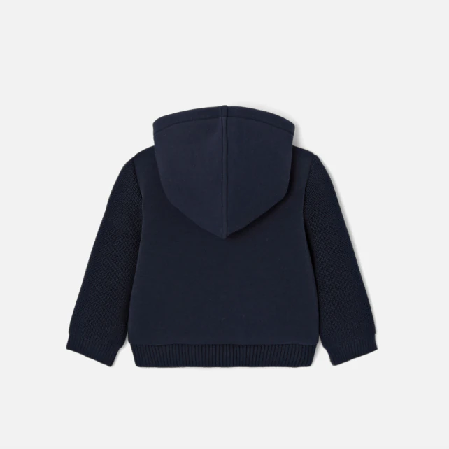 Baby boy zip-up sweatshirt