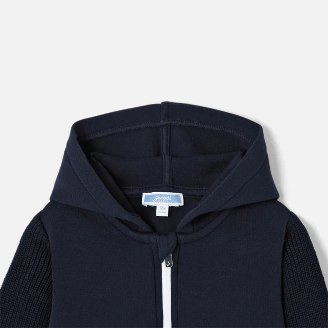 Baby boy zip-up sweatshirt