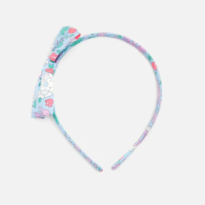 Girl headband with a Liberty bow