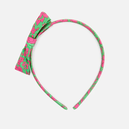 Girl headband with a Liberty bow