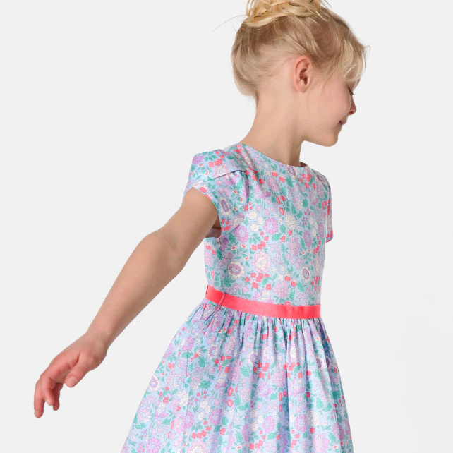 Girl dress in Liberty fabric