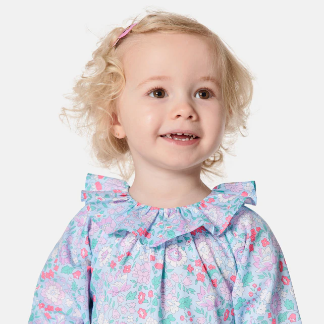 Baby girl blouse in Liberty fabric