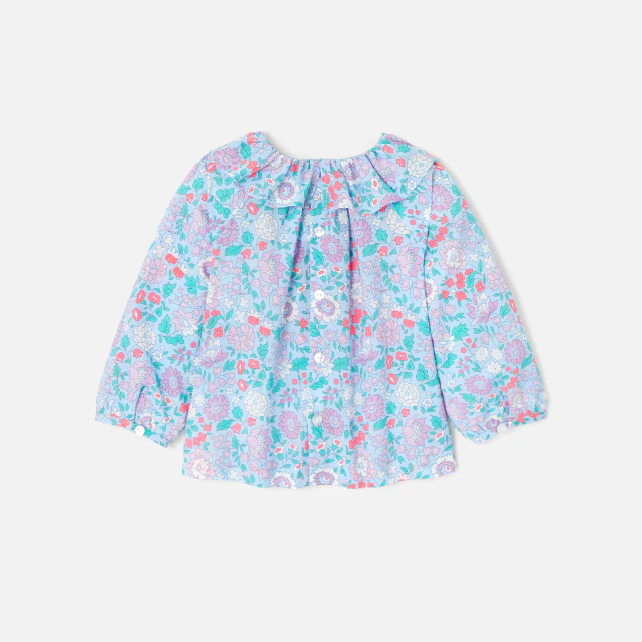 Baby girl blouse in Liberty fabric