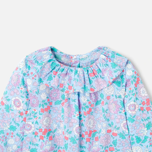 Baby girl blouse in Liberty fabric