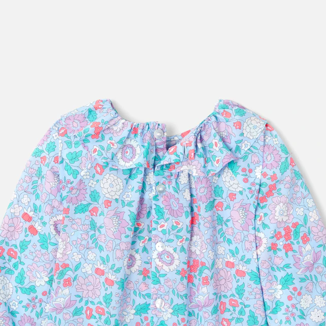 Baby girl blouse in Liberty fabric