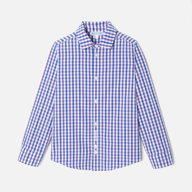 Boy gingham shirt