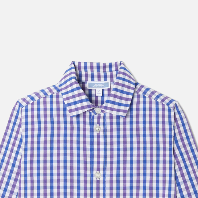 Boy gingham shirt