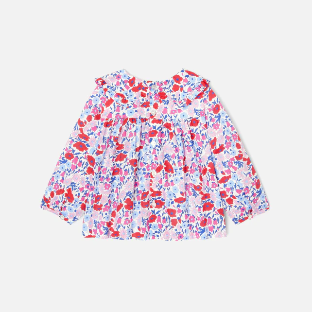 Baby girl blouse in Liberty fabric