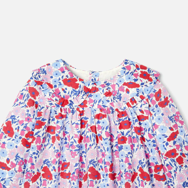 Baby girl blouse in Liberty fabric