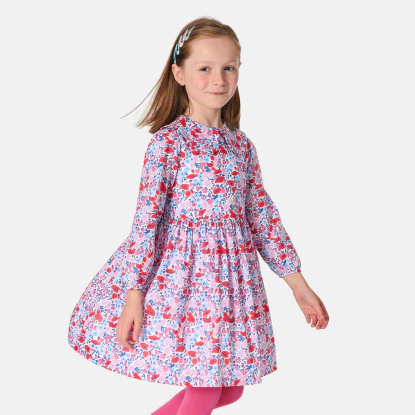 Girl dress in Liberty fabric