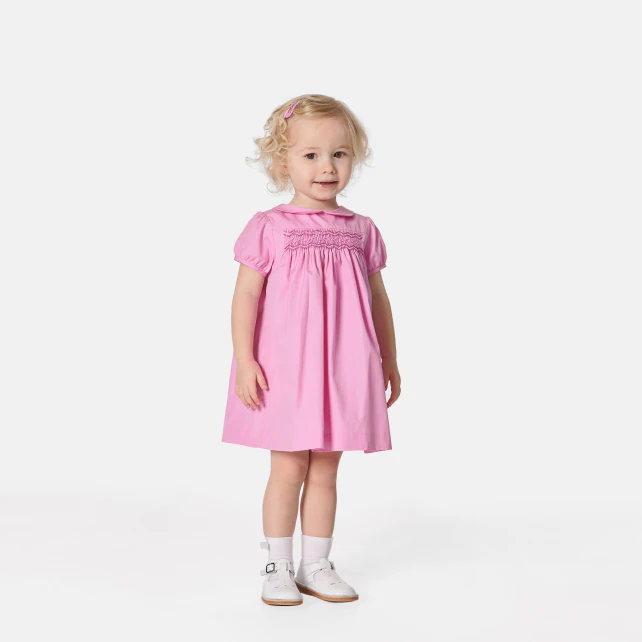 Baby girl dress with balloon sleeves