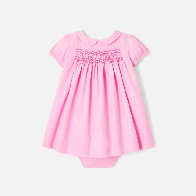 Baby girl dress with balloon sleeves