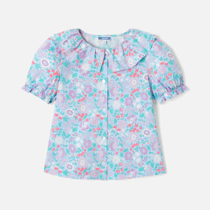 Girl blouse in Liberty fabric