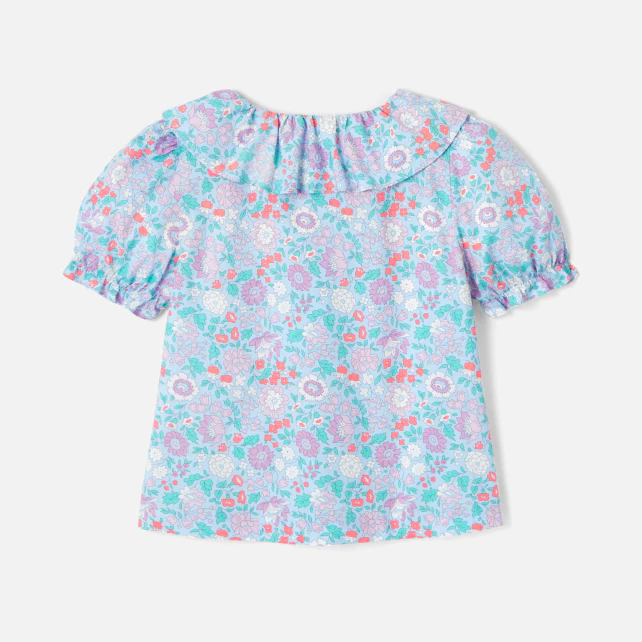 Girl blouse in Liberty fabric