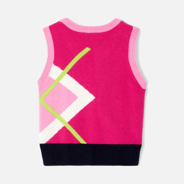 Girl sleeveless jumper