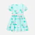 Girl dress with balloon sleeves