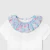 Girl t-shirt with Liberty fabric collar