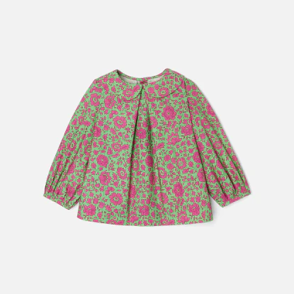 Baby girl blouse in Liberty fabric