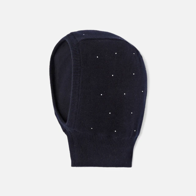 Baby girl balaclava with dots