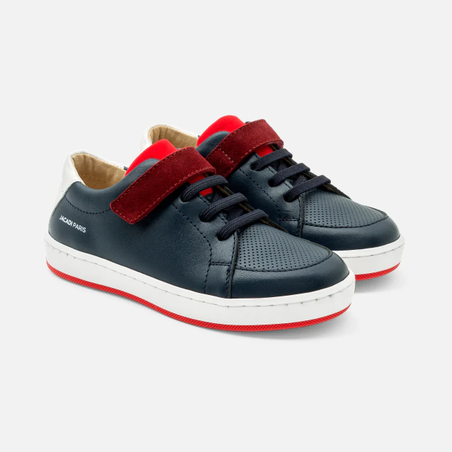 Boy leather trainers