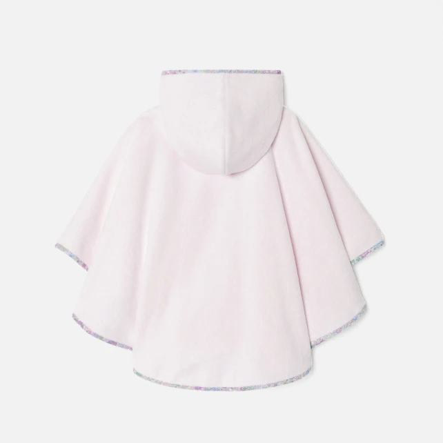 Baby girl bath cape